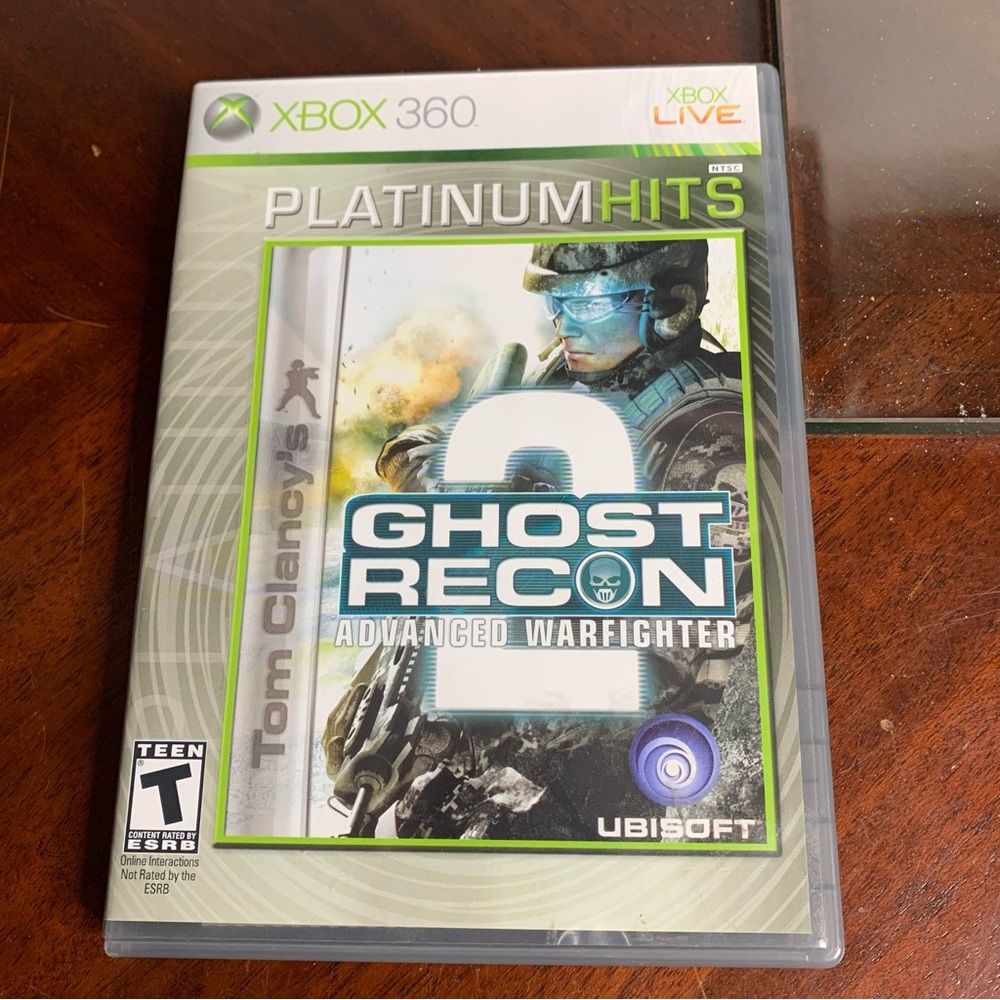 Xbox 360 Tom Clancy’s Ghost Recon 2 Advanced Warfighter Platinum Hits Video Game